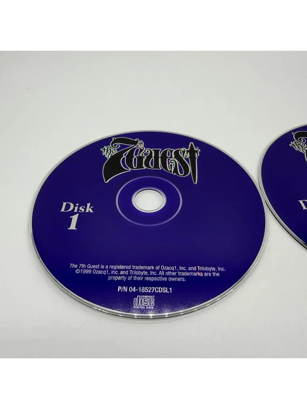 The 7th Guest (1993) - PC CD-ROM Video Game ** Disc Only **